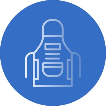 Apron Vector Icon Design