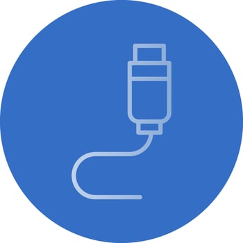 Usb connector Vector Icon Design
