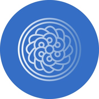 Fruit Tart Vector Icon Design