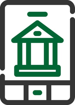 Agent Banking Creative Icon Design vector
