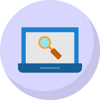 Searching Vector Icon Design