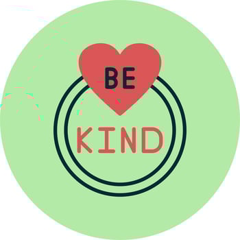 Be Kind Vector Icon