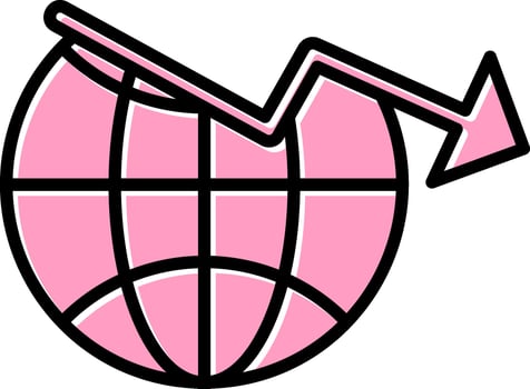 Economic Crisis Vector Icon