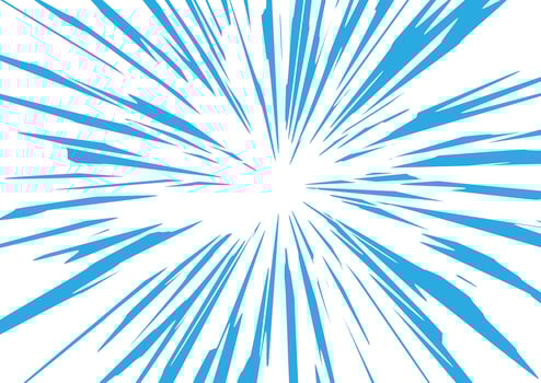 Blue white grunge star rays abstract background vector