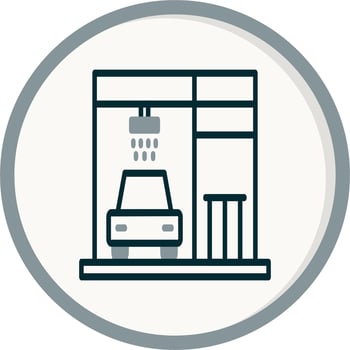 Carwash Vector Icon