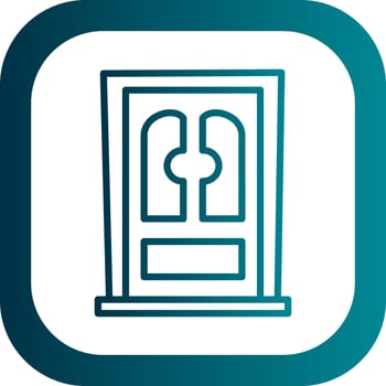 Door Vector Icon Design