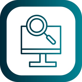 Magnifying Glass Vector Icon Design