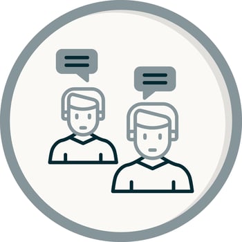 Conversation Vector Icon