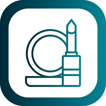 Compact Mirror Vector Icon Design