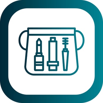Makeup Bag Vector Icon Design