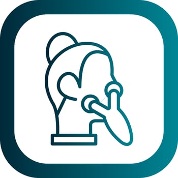 Face Roller Vector Icon Design