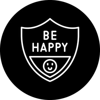 Be Happy Vector Icon