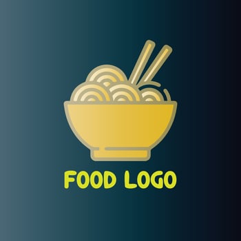 Food logo design vector