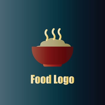 Food logo design vector
