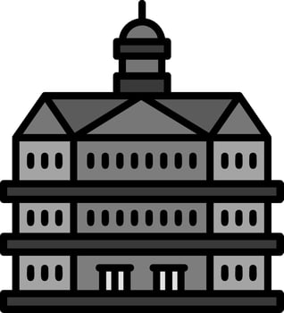 Royal Palace Vector Icon