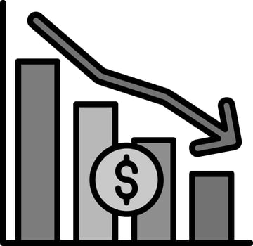 Economic Crisis Vector Icon