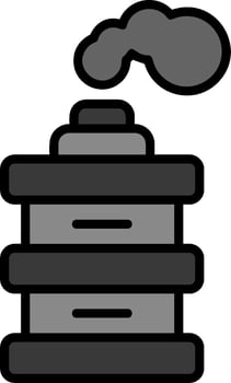 Tear Gas Vector Icon