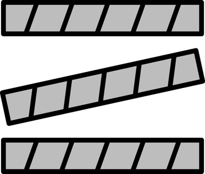 Police Line Vector Icon