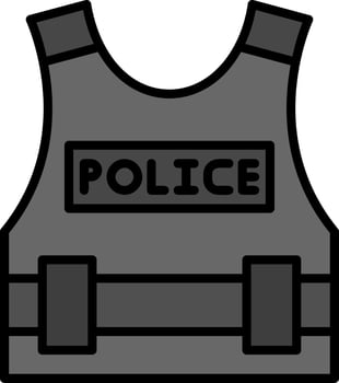 Body Armor Vector Icon