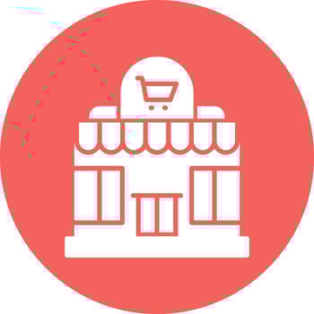Supermarket Vector Icon