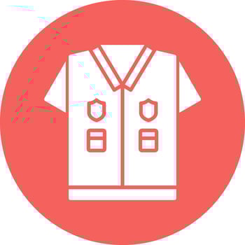 Police Uniform Vector Icon
