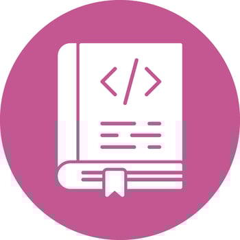 Coding Book Vector Icon