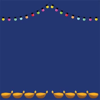 Diwali Celebration Background vector