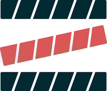 Police Line Vector Icon