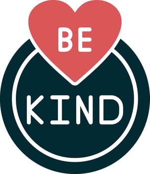 Be Kind Vector Icon