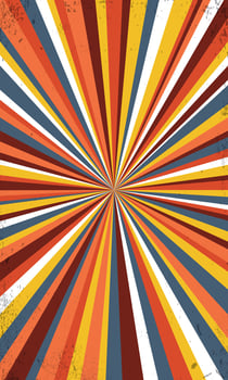Colorful radial stripes wallpaper. Pop art speed stripe background vector