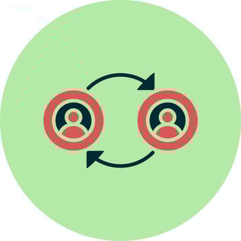 Peer To Peer Vector Icon