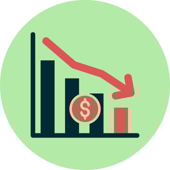 Economic Crisis Vector Icon