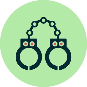 Handcuffs Vector Icon