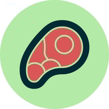 meat Vector Icon