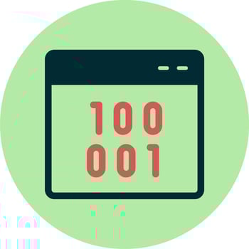 Binary Vector Icon