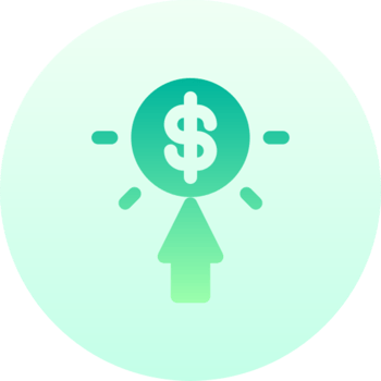 cost per click icon design png