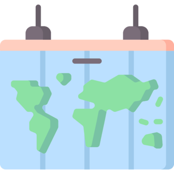 world map icon design png