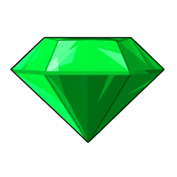 Emerald no background png