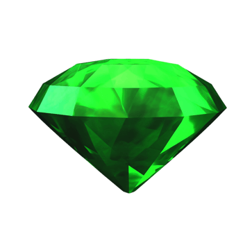 Emerald no background png