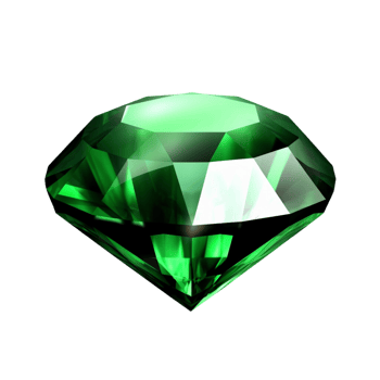 Emerald no background png