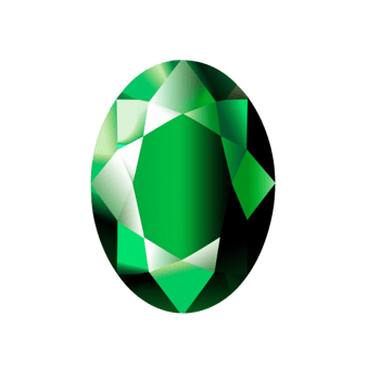 Emerald no background png