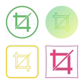 Unique Crop Vector Icon