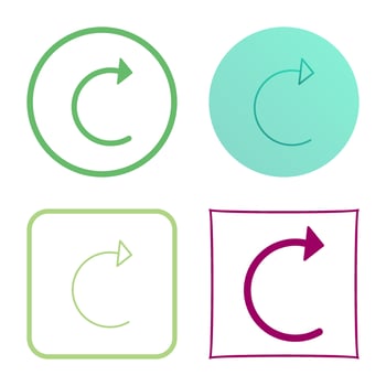 Unique Reload Vector Icon