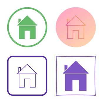 Unique Homepage Vector Icon