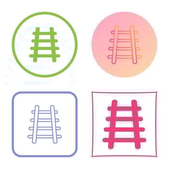 Train Tracks Vector Icon