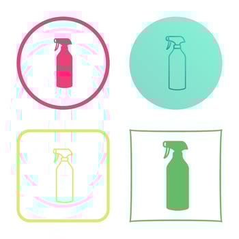 Spray bottle Vector Icon