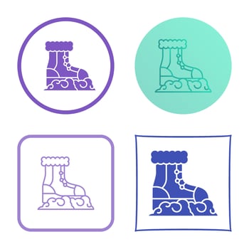 Snow Boots Vector Icon