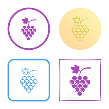 Grapes Vector Icon