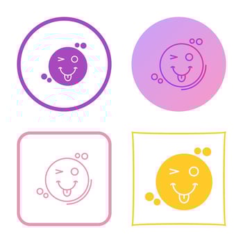 Tongue Out Vector Icon