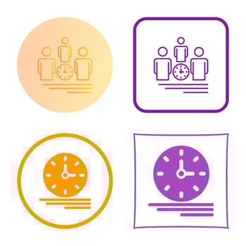 Team Management Vector Icon